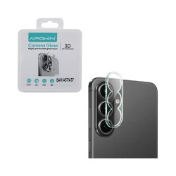 Protetor de Lente de Câmera de Vidro Temperado Para Samsung Galaxy A37/A57 Transparente